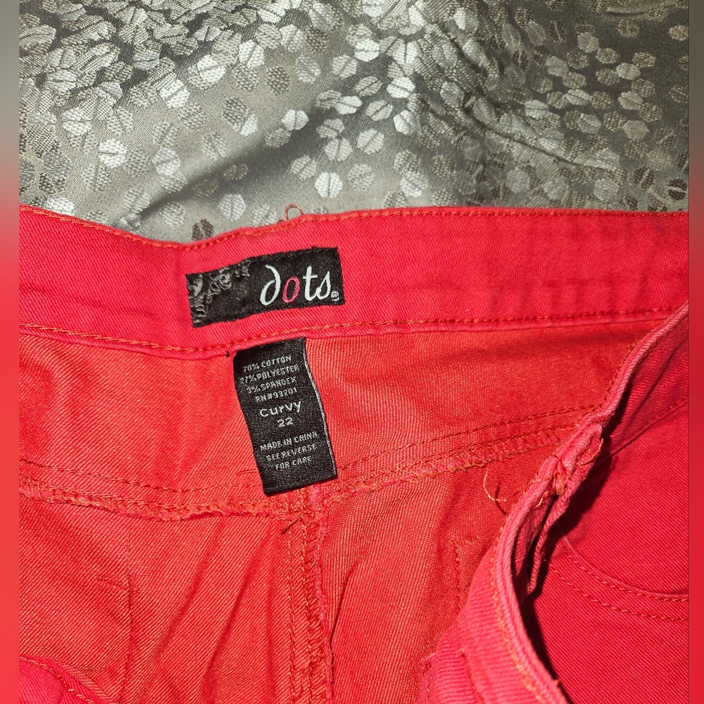 MUST GO!!! Dots red jeans size 22